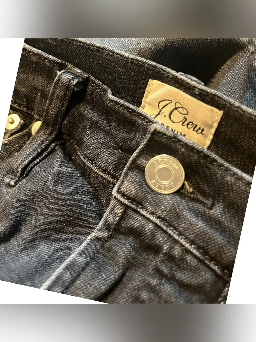 J.Crew Vintage Straight Jeans Women’s Size 25 Soft BlackStyle AB280 FA19